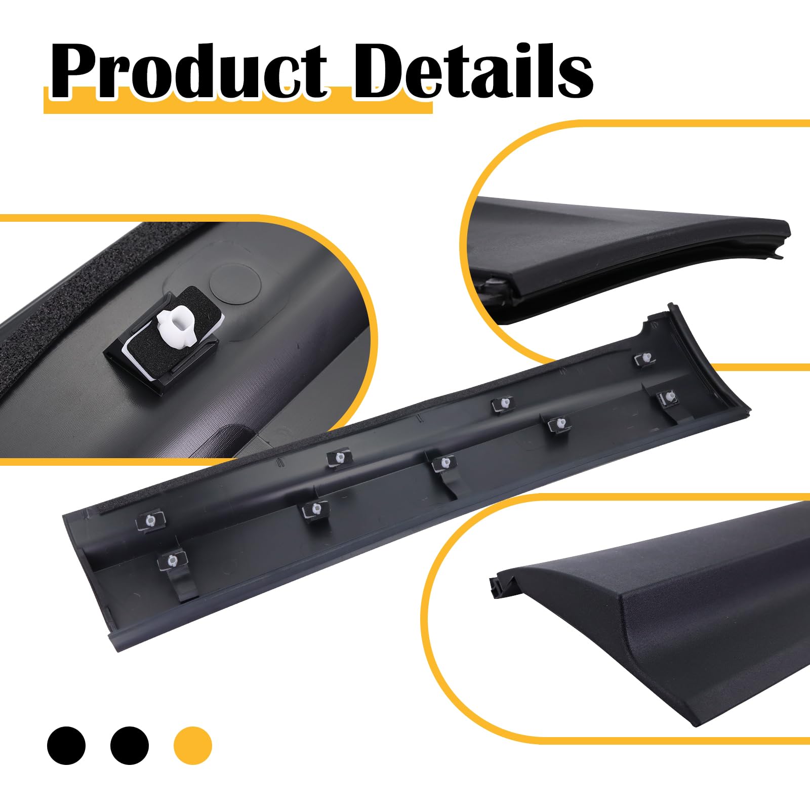 Amazon.com: Rear Right Side Door Lower Molding Garnish Compatible